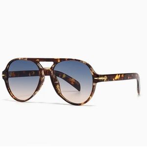 Tortoise Shell Aviator Sunglasses